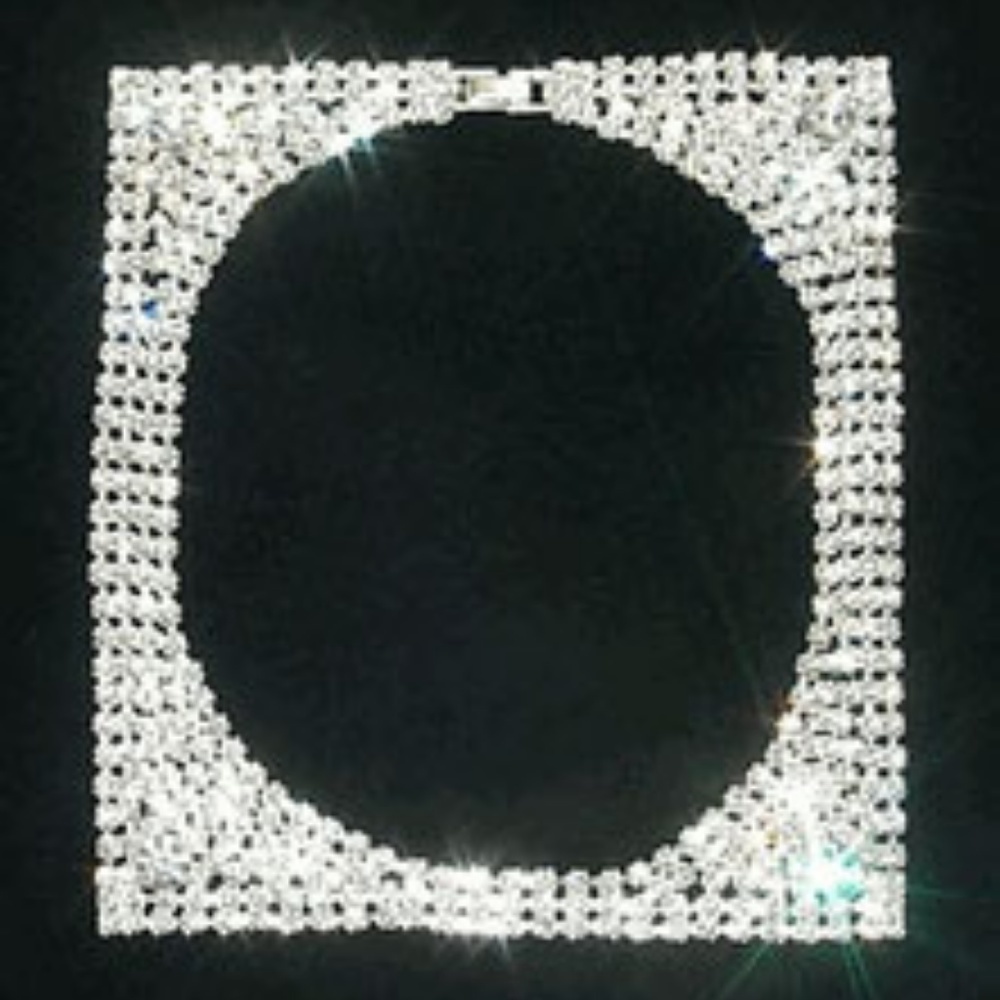 SQUARE Rhinestone Necklace